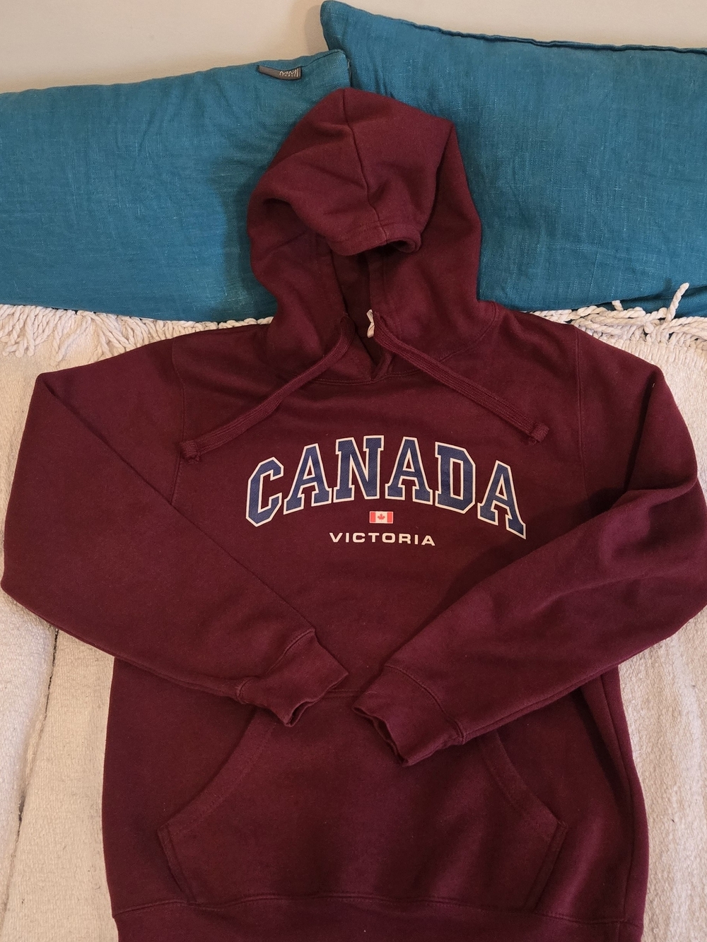 Canada Victoria Maroon Pullover Hoodie